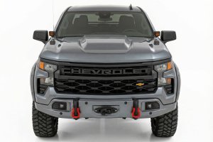 Chevrolet Silverado 1500 FXS Bumper - Front - Rough Country - 12000S - GXD Sterling Grey Metallic - '23-'26